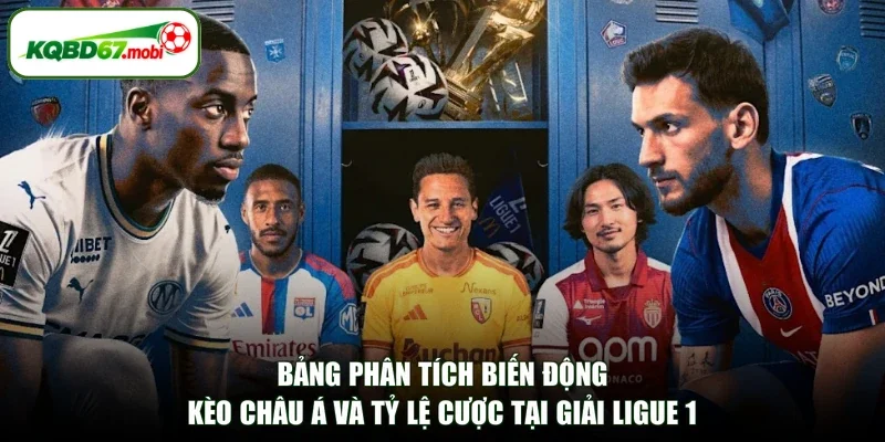Bảng phân tích biến động kèo châu Á và tỷ lệ cược tại giải Ligue 1