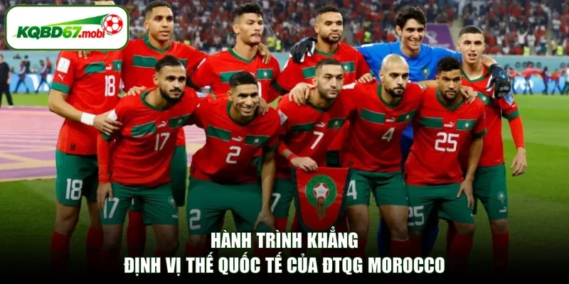 Hành trình khẳng định vị thế quốc tế của ĐTQG Morocco