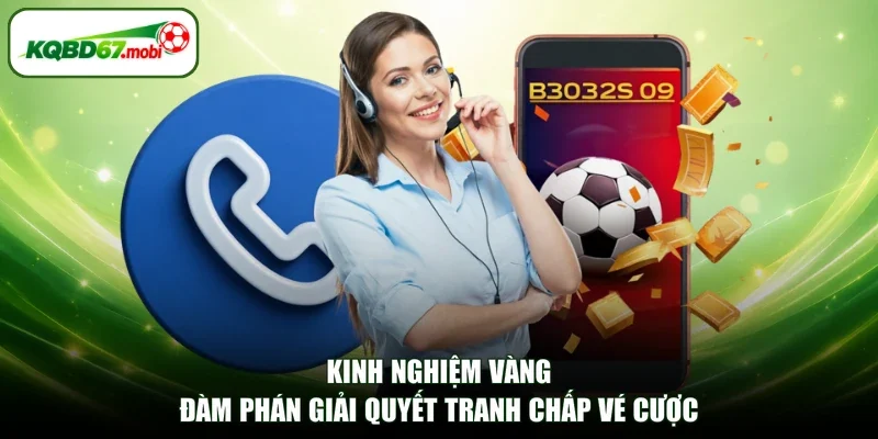 Kinh nghiệm vàng đàm phán giải quyết tranh chấp vé cược